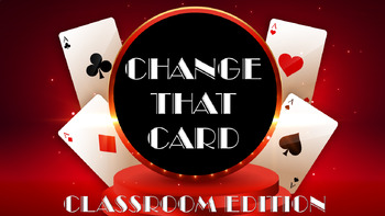 Preview of "Change That Card" - A Review Game Template