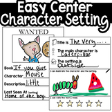  Character Setting Worksheet Center  7 styles  