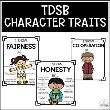 Preview of Character Traits Posters (TDSB)