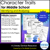 Characterization Activities for Middle School