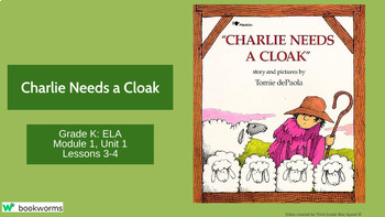 Preview of "Charlie Needs a Cloak" Google Slides- Bookworms Supplement