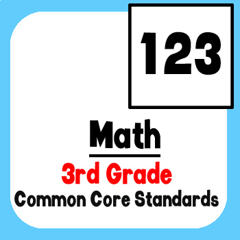 Preview of *Checklist* 3rd Grade Math - Common Core State Standards CCSS