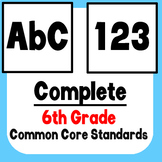 *Checklist* 6th Grade ELA & Math - Common Core State Stand