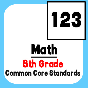Preview of *Checklist* 8th Grade Math - Common Core State Standards CCSS