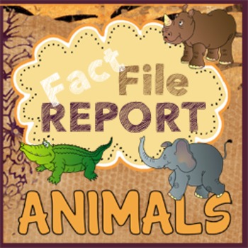 Preview of Fact File: An Animal Research Report