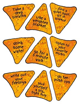 Preview of "Chill Chips" Calming Strategies | SEL | Emotional Regulation