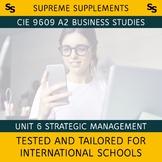 9609 [2020] CIE/IB A2 Level Business Unit 6 Strategy [Bili