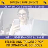 0450 [2020] CIE iGCSE Business Unit 1 Understanding Bus. [