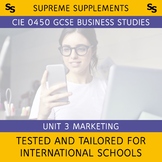 0450 [2020] CIE iGCSE Business Unit 3 Marketing [Bilingual