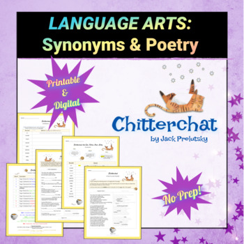 Preview of "Chitterchat" |Synonyms |Prelutsky Poem |No Prep! |Print & Digital |Halloween