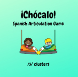 ¡Chócalo! /s/ clusters- Spanish Articulation "Bump!" Game