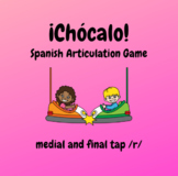 ¡Chócalo! tap /r/- Spanish Articulation "Bump!" Game