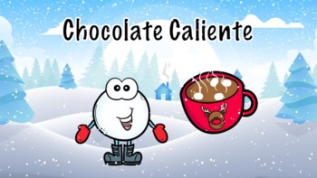 Preview of "Chocolate Caliente" | Spanish counting! (Video, PPT, worksheet) BUNDLE!