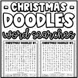 "Christmas" Doodle Word Searches | Fun Challenge, Early Fi