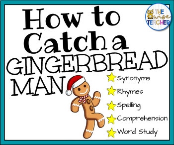 Preview of {Christmas} How to Catch a Gingerbread Man Digital Resources Craft Activities