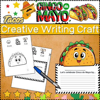 Preview of ⭐Cinco De Mayo⭐ Writing Craft - Writing Prompts - Taco Writing Craft ⭐