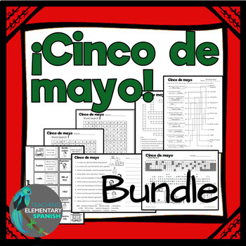 ¡Cinco de mayo! Bundle by Teaching Elementary Spanish | TPT