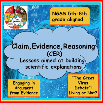Preview of  Claim, Evidence, Reasoning (CER) lessons for Building Scientific Explanations