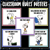 ✪ Classroom Rules posters- Snoopy Themed ✪