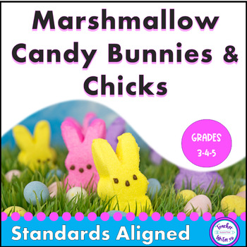 Preview of Close Reading Comprehension Marshmallow Candy Bunnies & Chicks