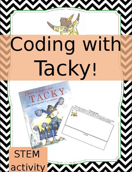Preview of "Coding with Tacky the Penguin" STEM activity