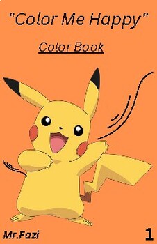 Preview of "Color Me Happy" Color Book