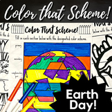 "Color That Scheme" EARTH DAY Art Activity, Emergency Sub 