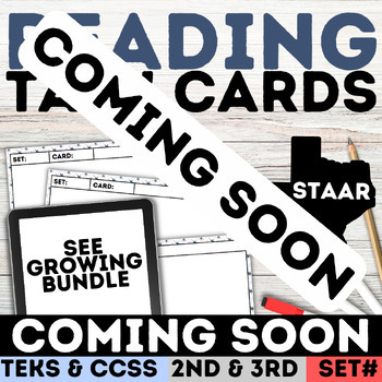 Preview of *Coming Soon* STAAR Task Cards for 2nd and 3rd Grade