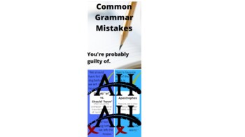 Preview of "Common Grammar Mistakes" Infographic