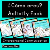 ¿Cómo eres? Activity Pack:  Creative Practice with the verb Ser