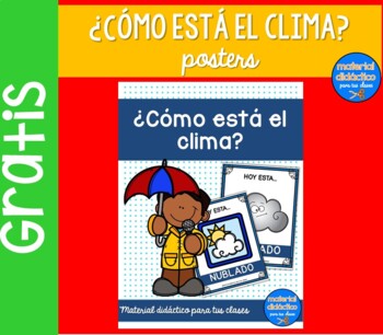 Preview of ¿Cómo está el clima? | posters | Spanish resources.