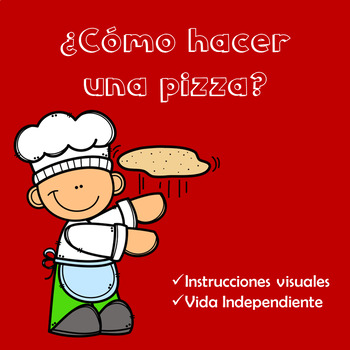 Preview of ¿Cómo hacer una pizza? Instrucciones en español
