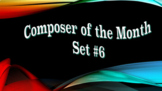 "Composer of the Month" Bulletin Board Set #6