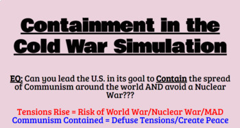 Preview of **Containment/Cold War Simulation**