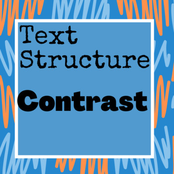 Preview of "Contrast" Text Feature - Lesson Slides & Scaffolded Notes