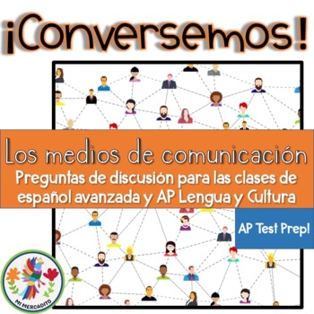 Preview of ¡Conversemos! AP Spanish Speaking Discussion Questions: Medios de comunicación