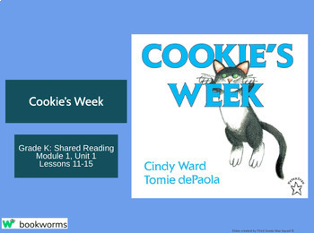 Preview of "Cookie's Week" Google Slides- Bookworms Supplement