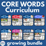 Core Word Curriculum Growing Bundle for AAC and Speech The