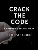 "Crack the Code" Forensics Escape Rooms - 3 Set Bundle