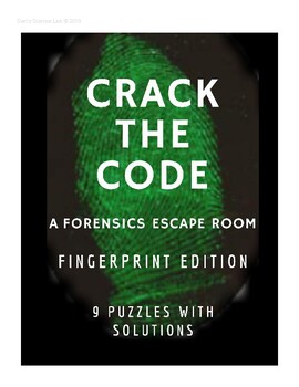 Preview of "Crack the Code" Forensics Escape Room - Fingerprint Edition