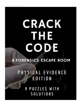 Preview of "Crack the Code" Forensics Escape Room - Physical Evidence Edition