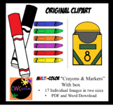 "Crayola" Style Markers and Crayons (Download fixed 8/22/2022)