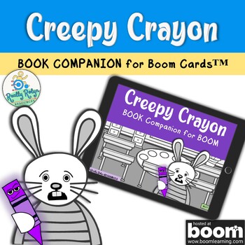 Preview of "Creepy Crayon" Book Companion Boom Cards