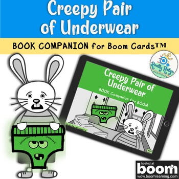 Preview of "Creepy Pair of Underwear" Book Companion Boom Cards