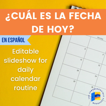 Preview of ¿Cuál es la fecha? - Opening routine for Spanish classes