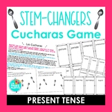 Present Tense Stem-Changing Verbs Cucharas Game | Spanish 