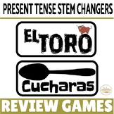 Present Tense Stem-Changing Verbs Review Game Pack