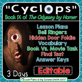 Cyclops Excerpt from The Odyssey: Lesson Plans, Activities