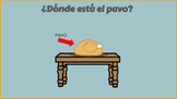 ¿Dónde Está el Pavo?  Preposiciones de Lugar/Prepositions 