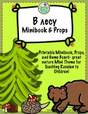 В лесу In the forest Russian Minibook and Theme Pack
